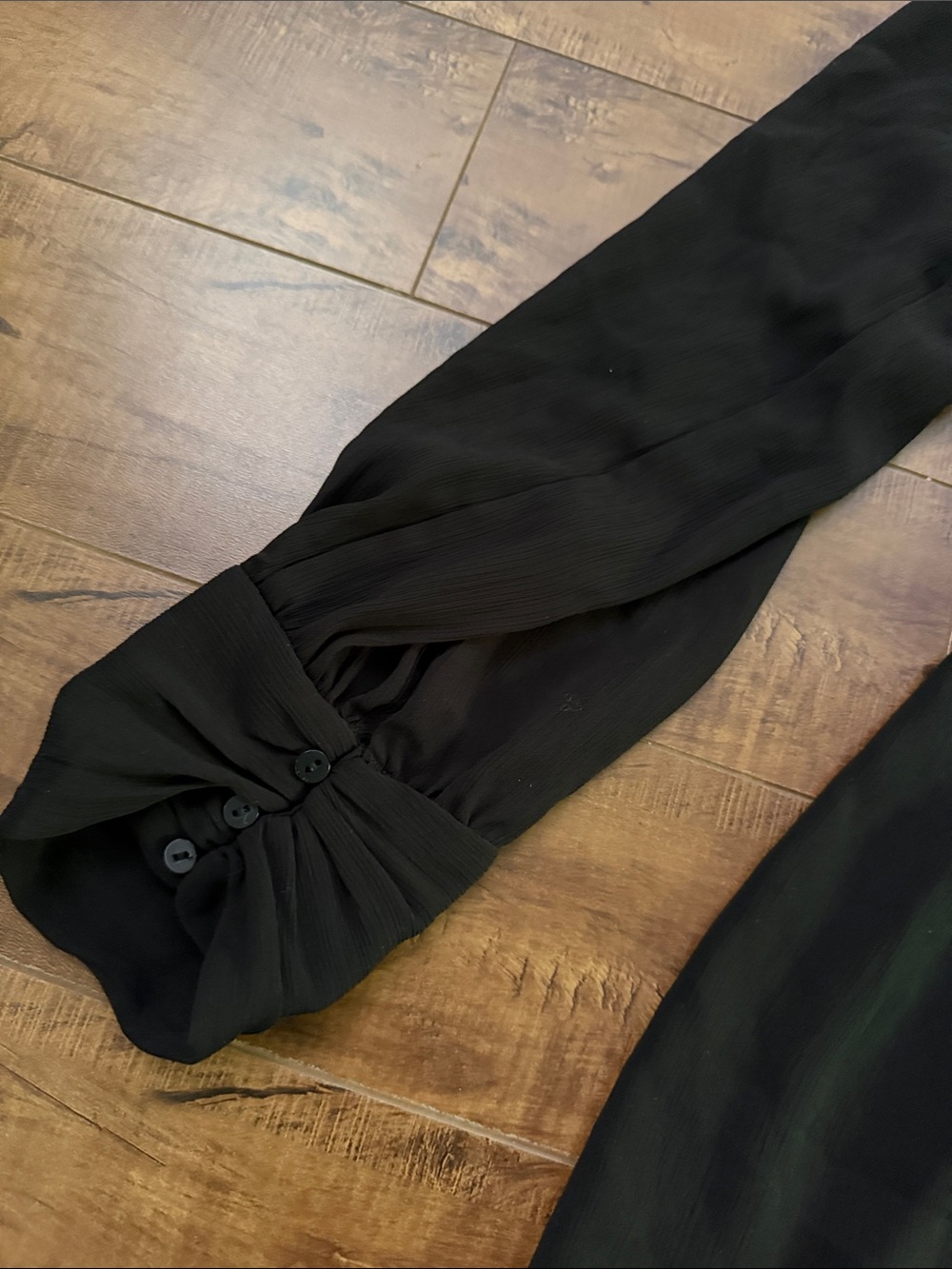 Zara Black Ruffle Mini Dress - Picture 5 of 6